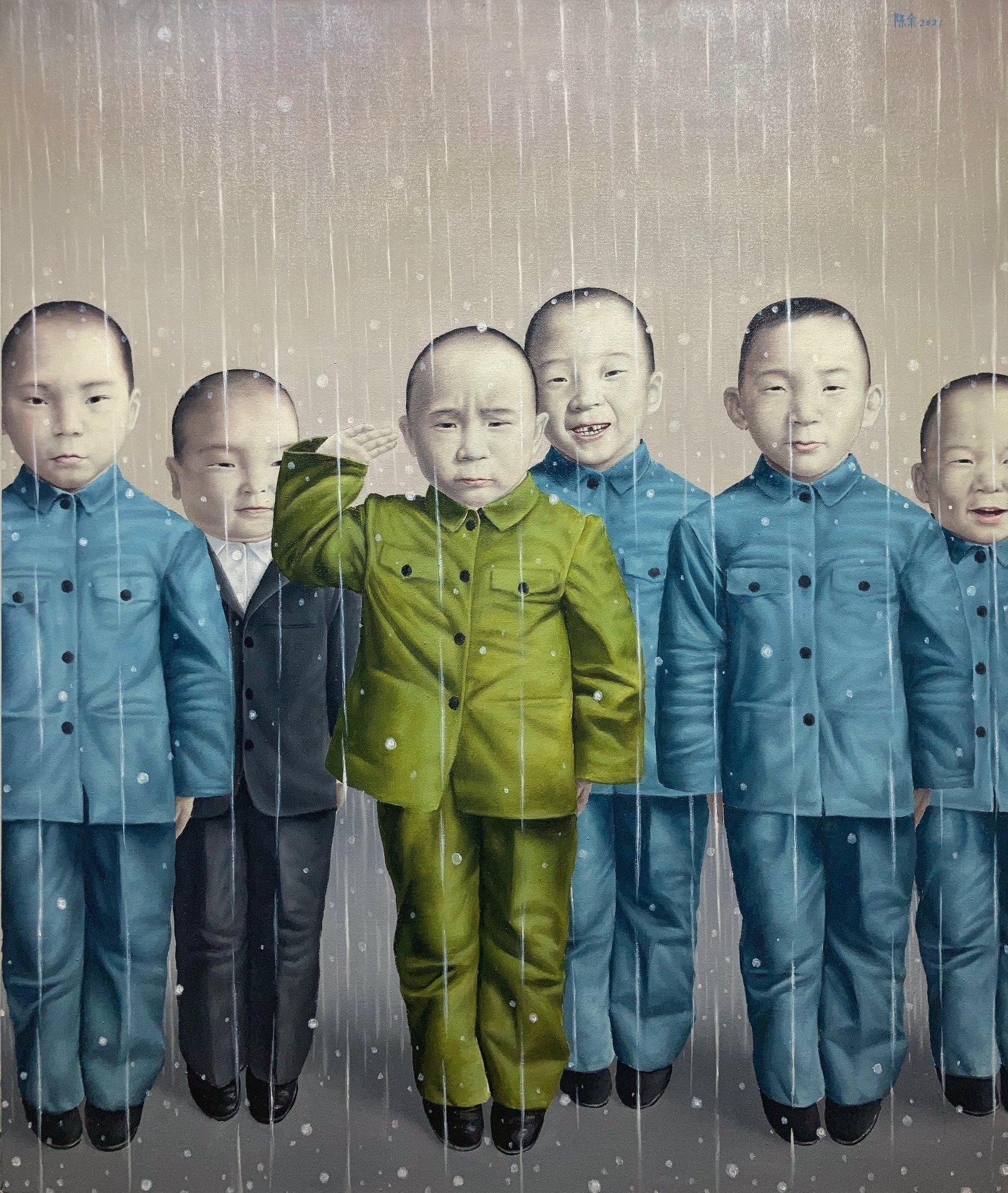 Chen Yu, 2021-4, oil on canvas